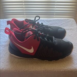 Nike Kids Sneakers Black with Red Accents